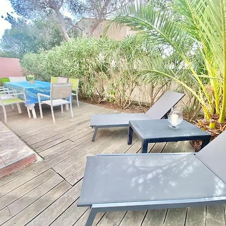 Apartment Rez De Jardin Albatros 8 Pax Front De Mer